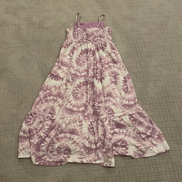 Purple tie dye girls sundress - Picture 5 of 5